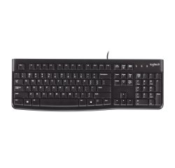 Logitech Keyboard K120 for Business teclado Universal USB QWERTY Inglés Negro