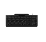 CHERRY SECURE BOARD 1.0 Clavier filaire, lecteur cartes à puce, noir, USB, AZERTY - FR