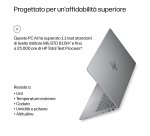 HP E4EV3EA laptop Copilot+ PC Intel Core Ultra 7 356H Computer portatile 35,6 cm (14") 2K 32 GB LPDDR5x-SDRAM 1 TB SSD Wi-Fi 7 (802.11be) Windows 11 Home Argento