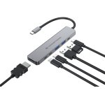 Conceptronic DONN33G replicatore di porte e docking station per laptop Cablato USB 3.2 Gen 1 (3.1 Gen 1) Type-C Argento