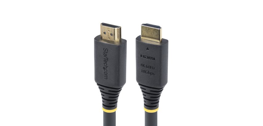 StarTech.com 7m (22.9ft) Premium Certified High Speed HDMI Cable, 4K 60Hz/1440p 144Hz, HDR10/HDCP 2.2/ARC, 18Gbps, UHD HDMI 2.0 Cord for TV/Monitor/Display, TPE Jacket