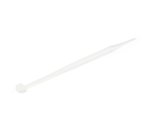 StarTech.com Fascetta Fermacavi da 10cm - Fascetta in Plastica Stringicavo Larga 2mm, Diametro del Fascio 22mm, Resistenza alla Trazione 8kg - Autobloccante - 94V-2/UL - Confezione da 100 pezzi - Bianca