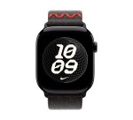 Apple Nike Sport Loop Band Zwart Nylon, Gerecycled polyester, Spandex