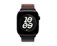 Accessoires bracelet et montre connectée Apple Boucle Sport Nike Noir nuit 46 mm