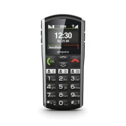 Emporia SIMPLICITY 5,08 cm (2") 94 g Nero, Argento