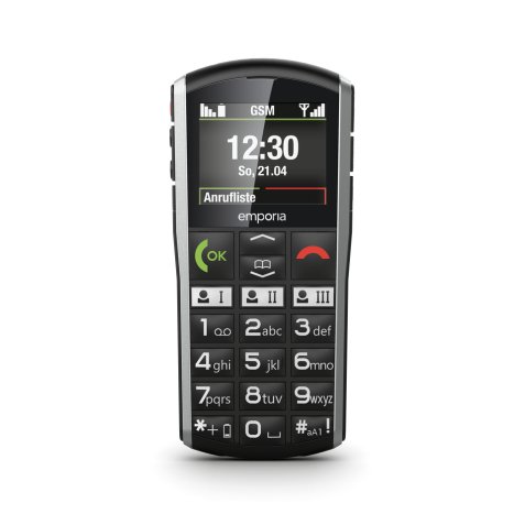 Emporia SIMPLICITY 5,08 cm (2") 94 g Nero, Argento