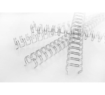 Dorsi spirale - metallo - 34 anelli passo 3:1 - 7,9 mm - bianco - GBC - scatola 100 pezzi