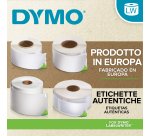 DYMO LW etichette per indirizzi grandi | 36 mm x 89 mm | rotolo da 2600 etichette facilmente staccabili | autoadesive | per etichettatrici LabelWriter | originali