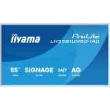 iiyama LH6581UHSG-1AG Écran d'affichage dynamique Écran plat interactif 163,8 cm (64.5") Wifi 500 cd/m² 4K Ultra HD Blanc Intégré dans le processeur Android 10 24/7