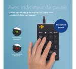 R-Go Tools Clavier R-Go Numpad Break, clavier numérique ergonomique avec logiciel de pause, filaire, noir