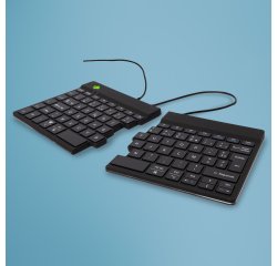 R-Go Tools Clavier ergonomique R-Go Split Break v2 avec logiciel de pause, clavier ergonomique divis&eacute;, AZERTY (FR), Filaire, noir
