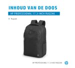 HP Professional 17,3-inch rugzak