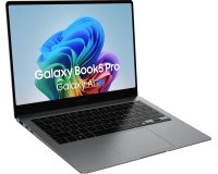 Samsung Galaxy Book5 Pro Intel Core Ultra 7 256V Laptop 35,6 cm (14") Touchscreen WQXGA+ 16 GB LPDDR5x-SDRAM 512 GB SSD Wi-Fi 7 (802.11be) Windows 11 Home Grijs