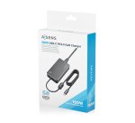 AISENS Cargador De Sobremesa GaN 100W PD3.0 1xUSB-C 1.8m, Negro