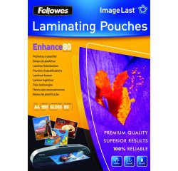 Fellowes Pochettes ImageLast A4 80 microns - Paquet de 100