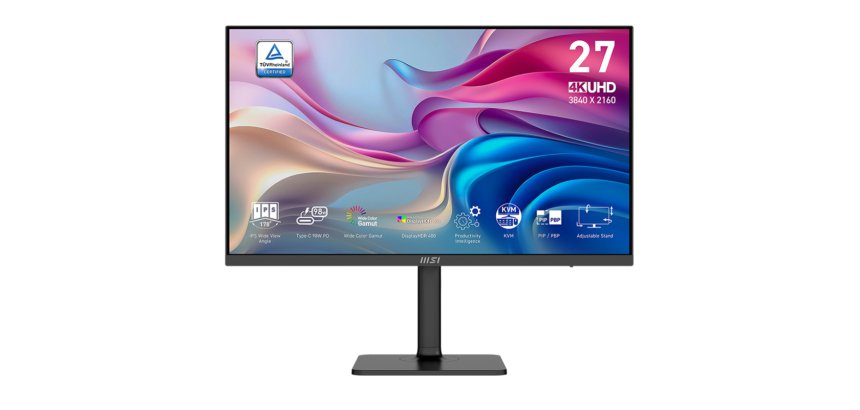 MSI Modern MD272UPHG computer monitor 68.6 cm (27") 3840 x 2160 pixels 4K Ultra HD Black
