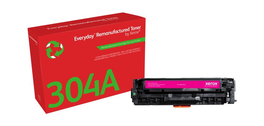 Toner remanufacturé Magenta Everyday™ de Xerox compatible avec HP 304A (CC533A), Capacité standard