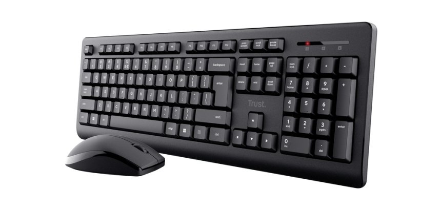 Trust Primo tastiera Mouse incluso Ufficio RF Wireless QWERTY Italiano Nero