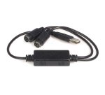 Cable Adaptador Conversor Teclado Ratón Mouse PS/2 a USB - 2x PS/2