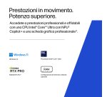 HP ZBook 8 G2i 16 Wolf Pro Security Edition Copilot+ PC Intel Core Ultra 7 356H Workstation mobile 40,6 cm (16") WUXGA 32 GB DDR5-SDRAM 1 TB SSD NVIDIA RTX PRO 500 Blackwell Wi-Fi 7 (802.11be) Windows 11 Pro AI Workstation, AI PC Argento