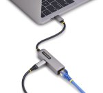 StarTech.com Adaptateur USB-C 2.5GbE vers Ethernet, 100W PD Pass-Through, NBASE-T NIC, Réseau USB 3.0 Type-C 2.5/1G Multi Speed, Compatible Thunderbolt, Windows & Mac