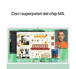 Apple iMac 24"Retina Display 4,5K, Chip M4 con CPU 8-core, GPU 8-core, 16GB, 256GB SSD, Verde