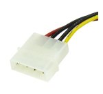 StarTech.com Câble Adaptateur d'Alimentation Molex vers SATA - LP4 Mâle vers SATA Power Femelle - 15 cm