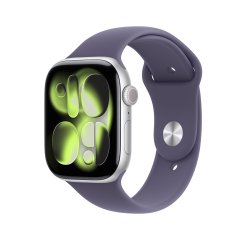Apple Watch Series 11 OLED 46 mm Numérique 416 x 496 pixels Écran tactile Argent Wifi GPS (satellite)