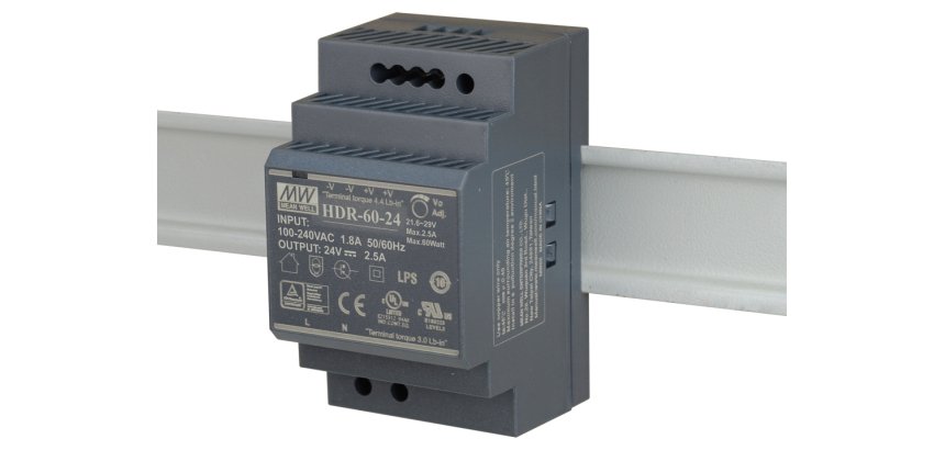 D-Link DIS-H60-24 unidad de fuente de alimentación 60 W Negro