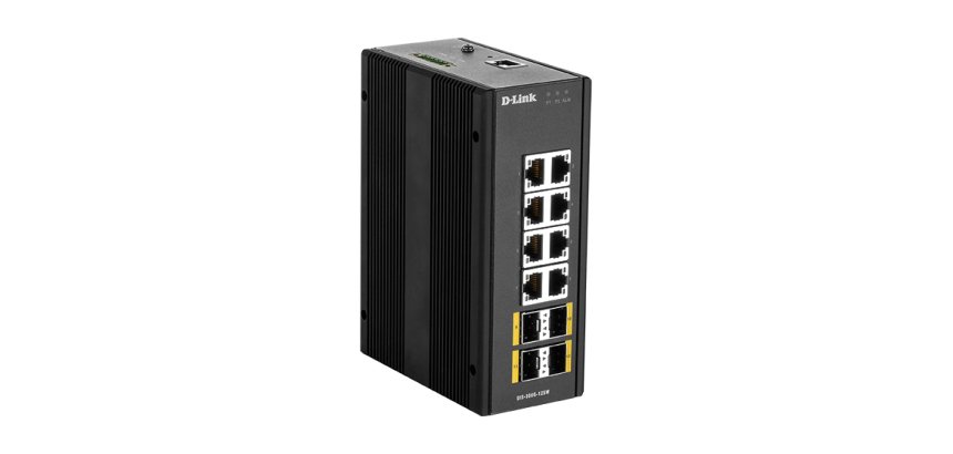 D-Link DIS-300G-12SW Gestionado L2 Gigabit Ethernet (10/100/1000) Negro