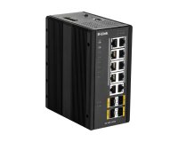 D-Link DIS-300G-14PSW Gestionado L2 Gigabit Ethernet (10/100/1000) Energía sobre Ethernet (PoE) Negro