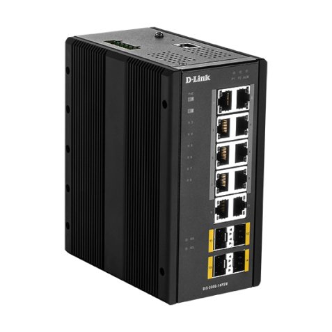 D-Link DIS-300G-14PSW Gestionado L2 Gigabit Ethernet (10/100/1000) Energía sobre Ethernet (PoE) Negro