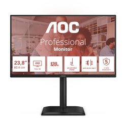 AOC E4 24E4CV écran plat de PC 60,5 cm (23.8") 1920 x 1080 pixels Full HD LED Noir