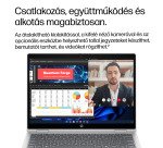 HP E4LG8AT laptop Intel Core 5 Computer portatile 33,8 cm (13.3") Touch screen WUXGA 16 GB LPDDR5x-SDRAM 512 GB SSD Wi-Fi 7 (802.11be) Windows 11 Pro AI PC Argento
