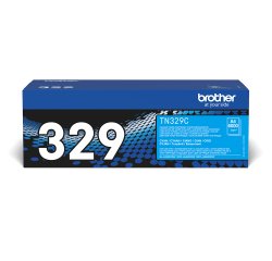 Brother TN329C - cyan - original - cartouche de toner