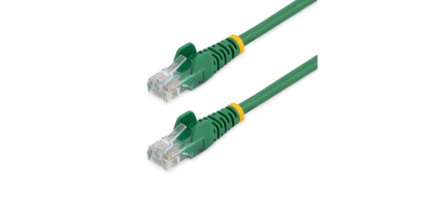 StarTech.com Câble réseau Cat5e UTP sans crochet de 1m - Cordon Ethernet RJ45 anti-accroc - M/M - Vert