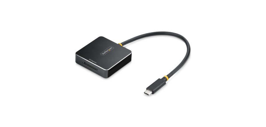 StarTech.com Lecteur de Cartes SD Express USB-C, USB 10Gbps, Lecteur de Cartes Mémoire Portable, Adaptateur USB Type-C vers Secure Digital 7.1, Fonctionne avec tous les Systèmes d'Exploitation