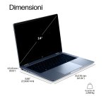 HP E4LG5AT laptop Copilot+ PC Intel Core Ultra 7 356H Ibrido (2 in 1) 35,6 cm (14") Touch screen WUXGA 32 GB LPDDR5x-SDRAM 1 TB SSD Wi-Fi 7 (802.11be) Windows 11 Pro Blu