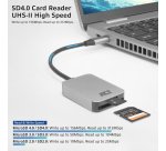 ACT USB-C kaartlezer voor SD en micro SD, SD 4.0 UHS-II