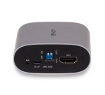 Lindy 38368 convertidor de audio Negro, Plata