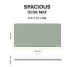 Fellowes Computer Desk Mat with Non-Slip Base Breyta Desk Mat with Antibacterial Protection Sage