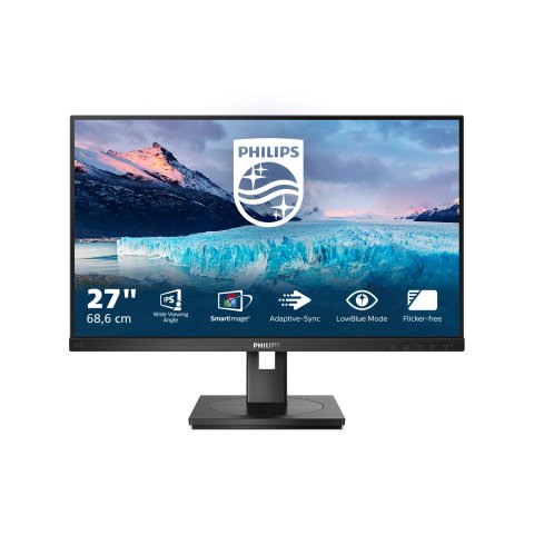 Philips 272S1M/00 pantalla para PC 68,6 cm (27") 1920 x 1080 Pixeles Full HD LCD Negro
