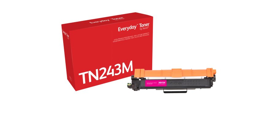 El tóner Everyday™ Magenta de Xerox es compatible con Brother TN-243M, Capacidad estándar