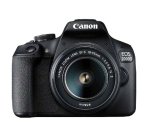 Canon EOS 2000D BK 18-55 IS II EU26 Kit d'appareil-photo SLR 24,1 MP CMOS 6000 x 4000 pixels Noir