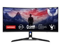 Lenovo Legion R34w-30 - Monitor Gaming 34" VA Curvo 1500R UWQHD 3440x1440 0 180Hz 0.5ms - Speakers AMD FreeSync Premium + VESA AdaptiveSync 2xHDMI 2.1 + 1xDP 1.4 - Stand Height + Tilt + Swivel Cavo DP incluso