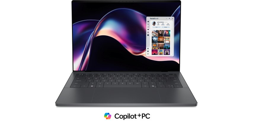 DELL XPS 14 DA14260 Copilot+ PC Intel Core Ultra X7 358H Computer portatile 35,6 cm (14") Touch screen 2.8K 32 GB LPDDR5x-SDRAM 1 TB SSD Wi-Fi 7 (802.11be) Windows 11 Pro Grafite Italiano