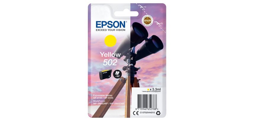 Epson Singlepack Yellow 502 Ink
