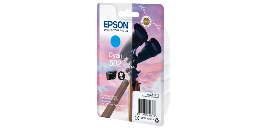 Epson Singlepack Cyan 502 Ink