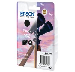 Epson 502 Binocolo cartuccia inchiostro originale nero 1pz