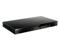 D-Link DMS-1100-10TP commutateur réseau Géré L2 2.5G Ethernet (100/1000/2500) Connexion Ethernet, supportant l'alimentation via ce port (PoE) 1U Noir